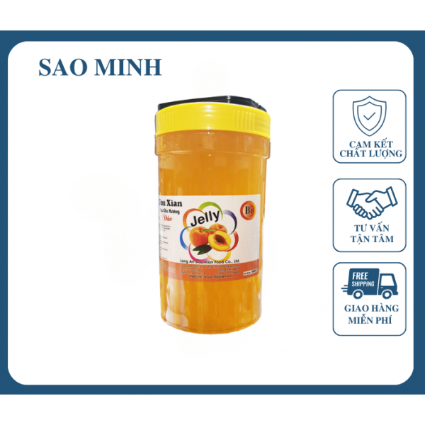 Hạt Trân Châu Douxian 3Q Konjac Jelly Đào 2,5kg